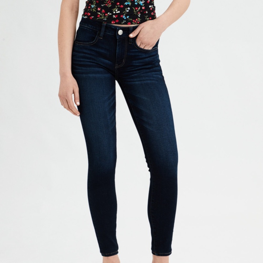 American Eagle Dark Wash Jeggings